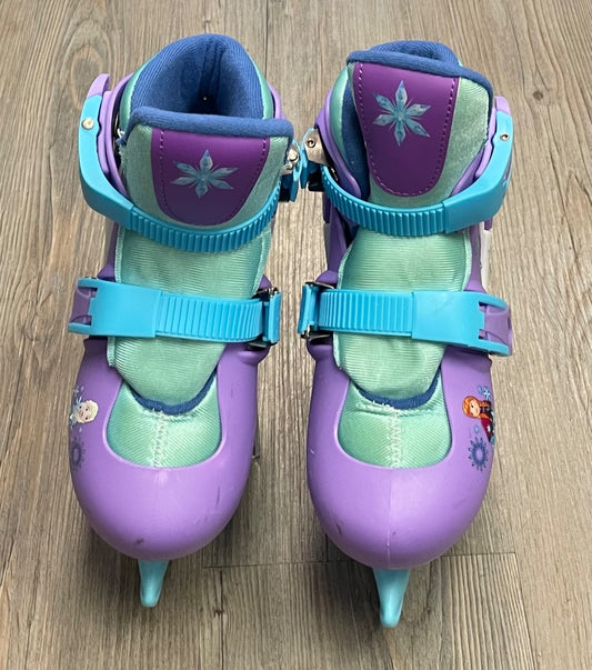 Purple Disney Frozen Hockey Skates, 8T-11Y