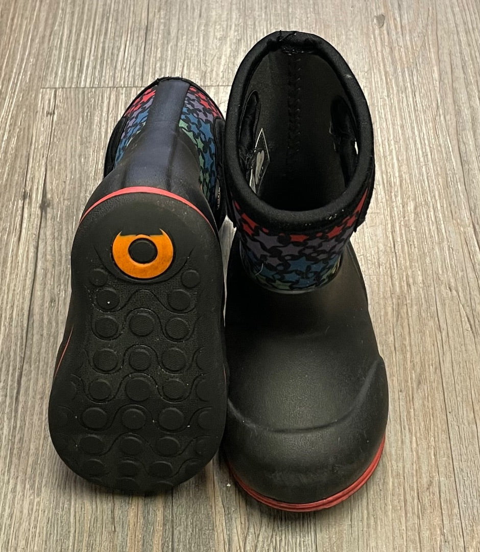 Multi Colour Bog Winter Boots, 4T