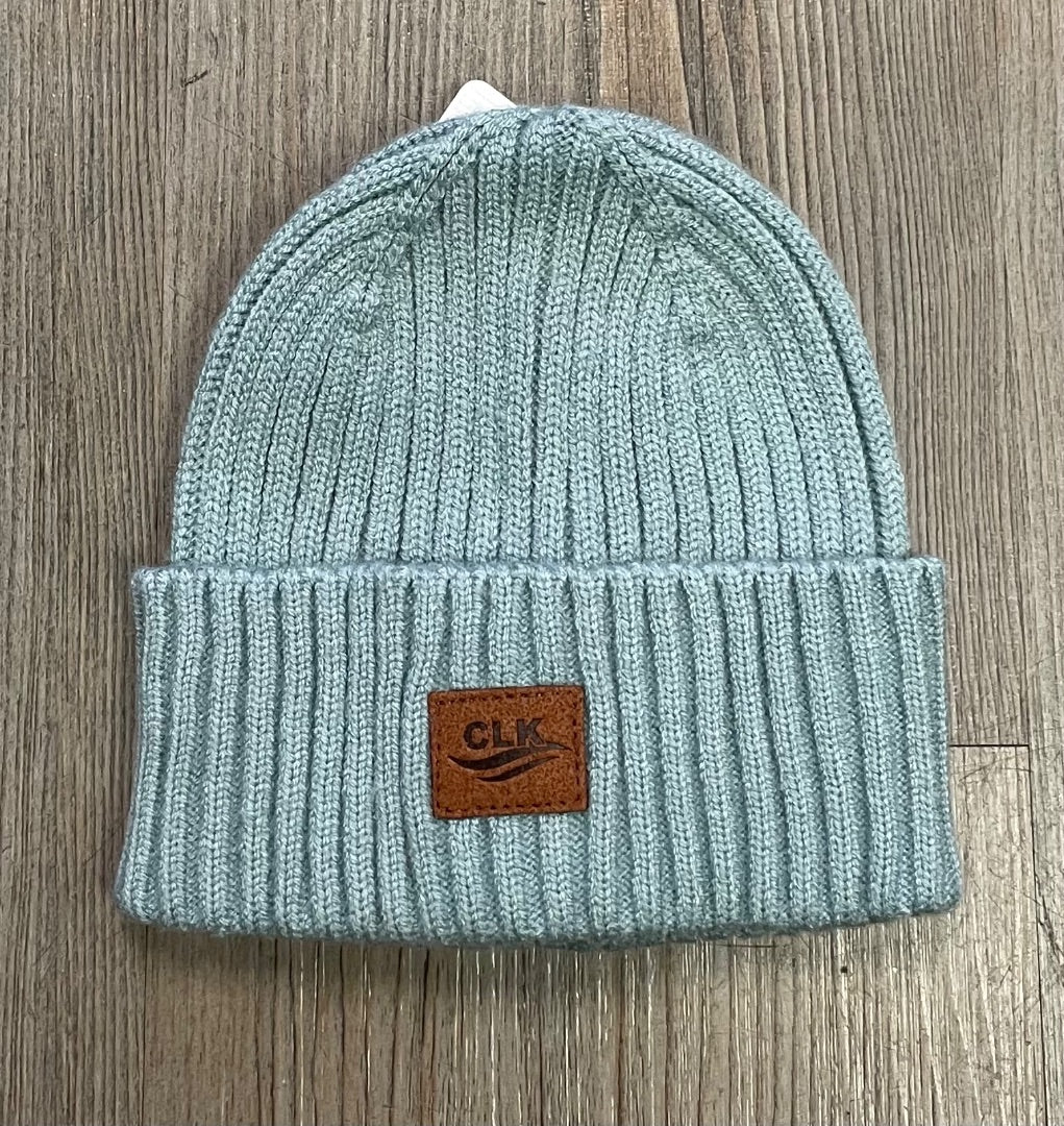 Artic Blue CaliKids Soft Touch Knit Hat, 3-9M