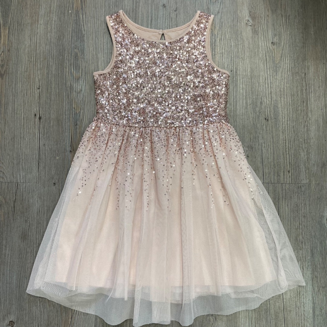 Dustyrose Gap Sequins Dress, 6-7Y