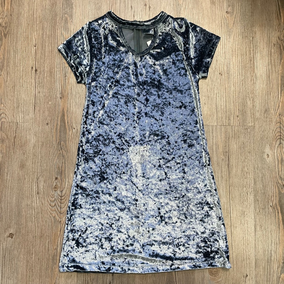 Blue Flowers By Zoe Short Sleeve Dress, 8-10Y