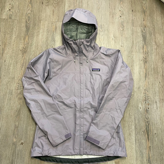 Grey Patagonia Rain Jacket, Small Women