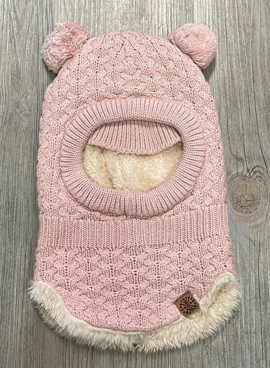 Rose CaliKids Knit Balaclava 100% Cotton, 9-24M