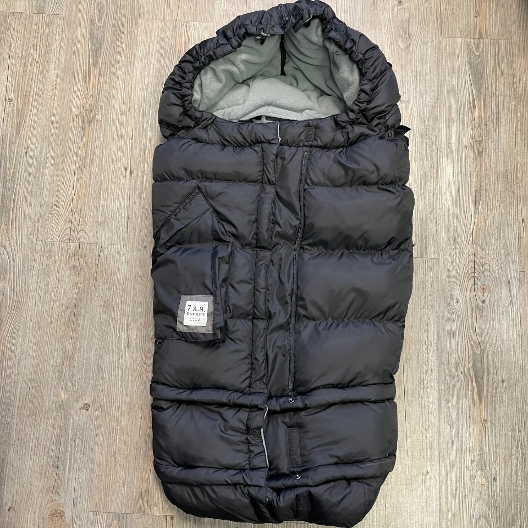 Black 7AM 212 Evoloution Stroller Footmuff, 6M-4Y