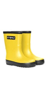 Yellow Stonz STONZ RAIN BOOTS, 4Y