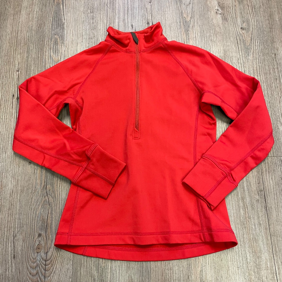 Red MEC 3/4 Zip Base Layer Top, 6Y