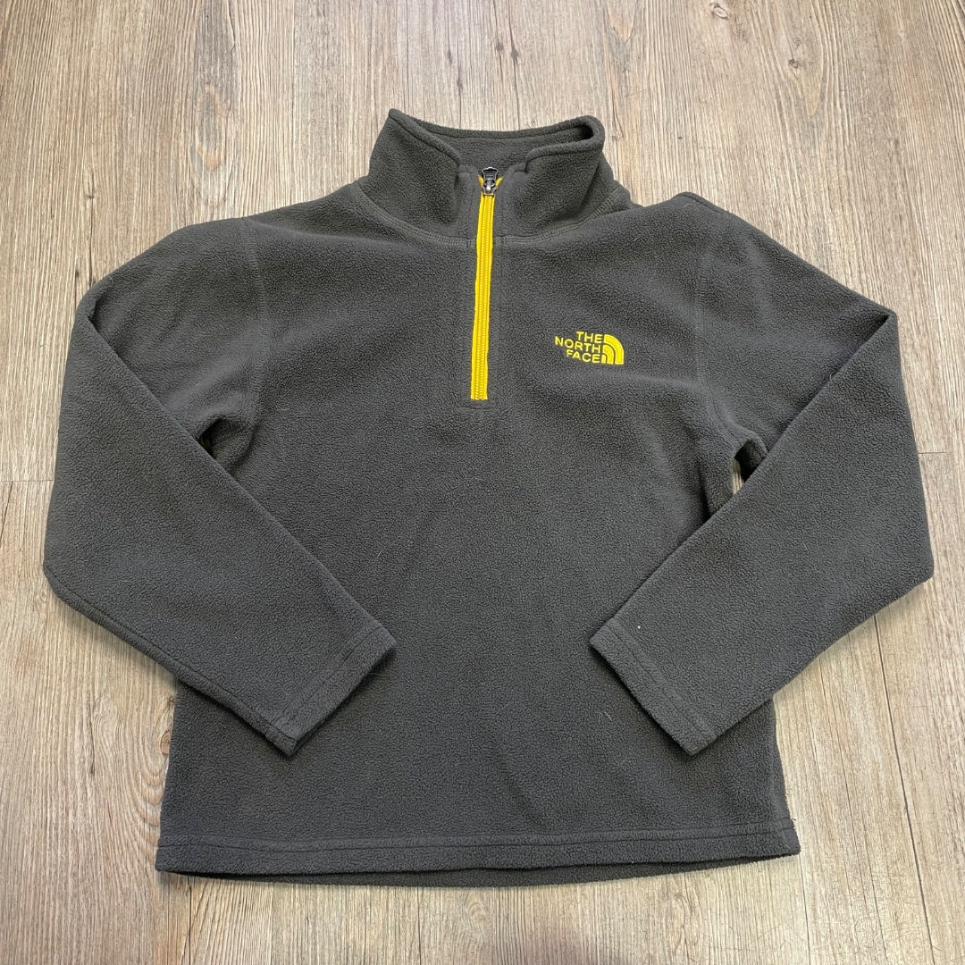 Dark Grey North Face Fleece 3/4, 7-8Y