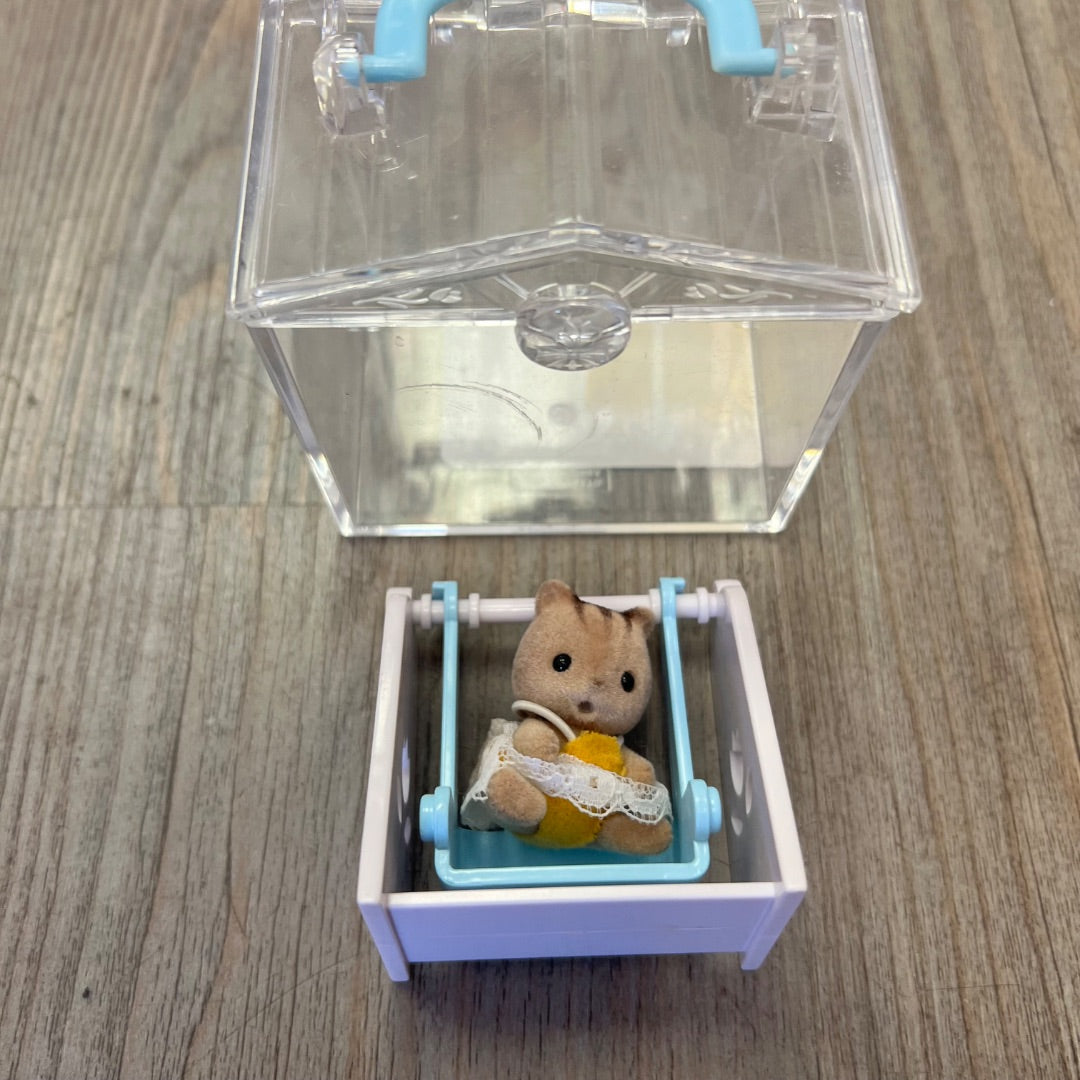 Multi Colour Calico Critters Squirrel in Swing, 3Y+