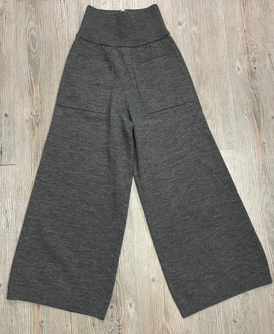 Grey Wilfred Knit Wide Leg Pants, XXS Ladies