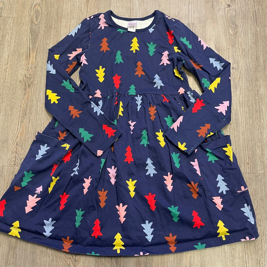 Multi Colour Hanna Anderson Long Sleeve Dress, 10Y
