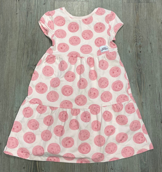 Pink Gabbys Doll House Short Sleeve Dress, 6Y