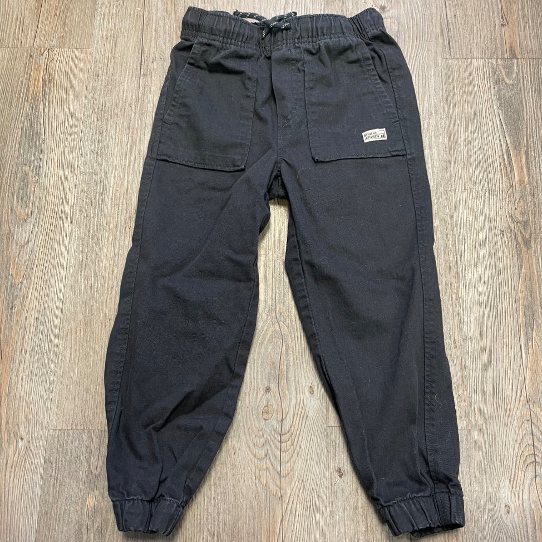 Black H&M Jogger Pants, 5Y