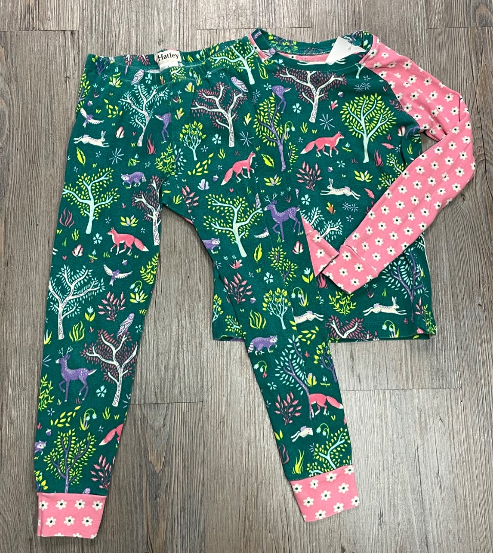 Multi Colour Hatley Pj Set, 5Y
