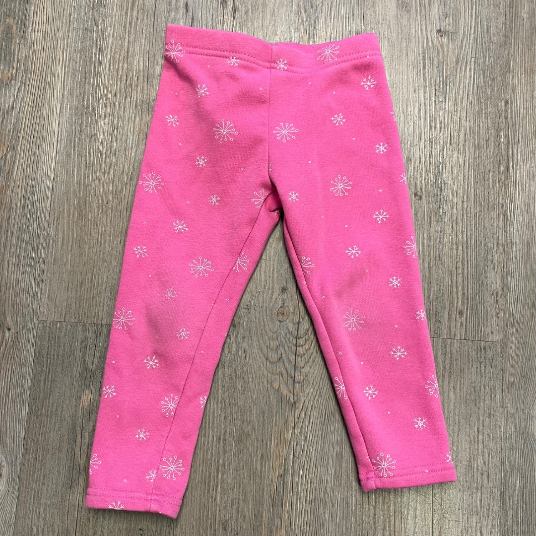 Pink Carters Fleecelined Legging, 3Y