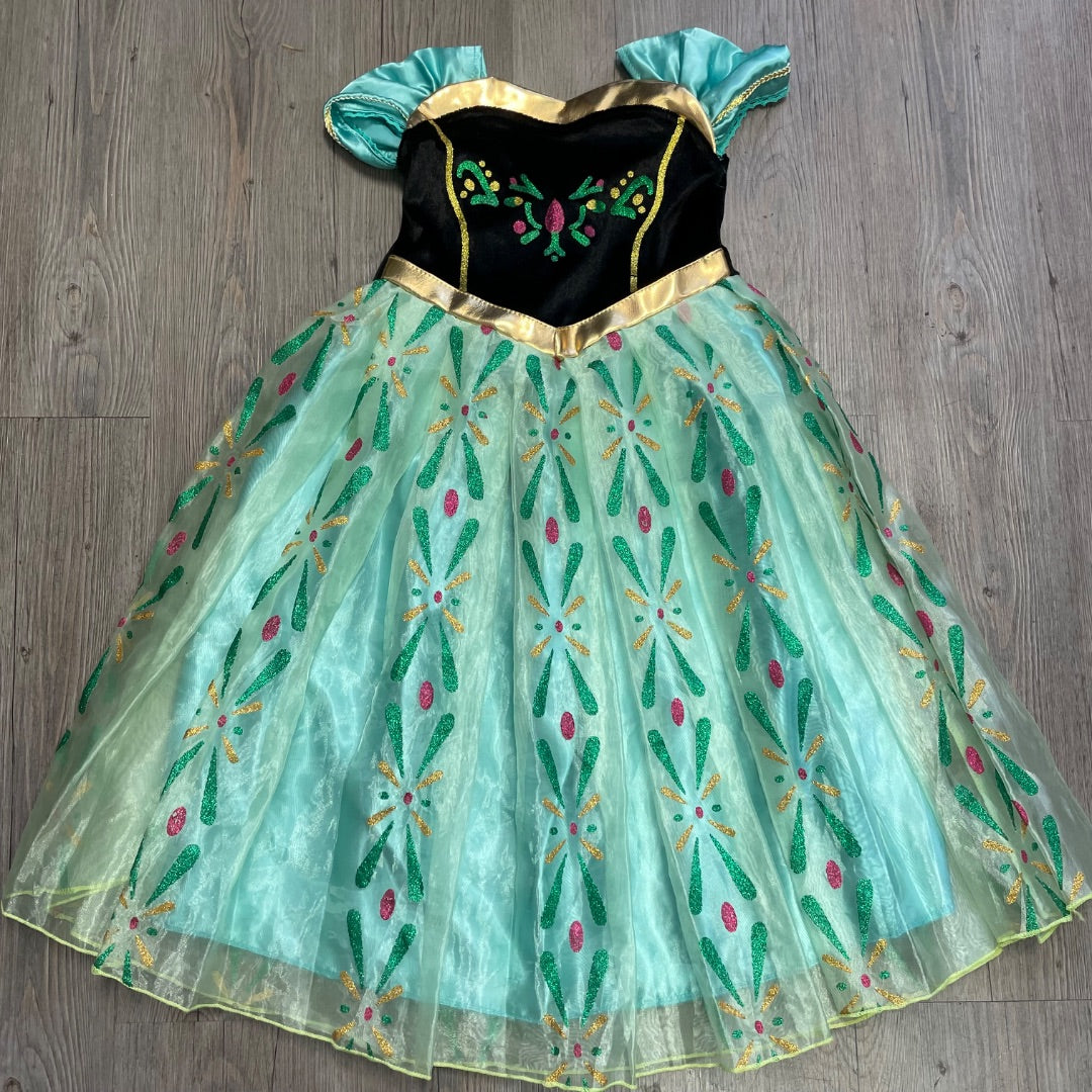 Green BiBei Beiniu Princess Anna - Frozen Costume, 5-6Y