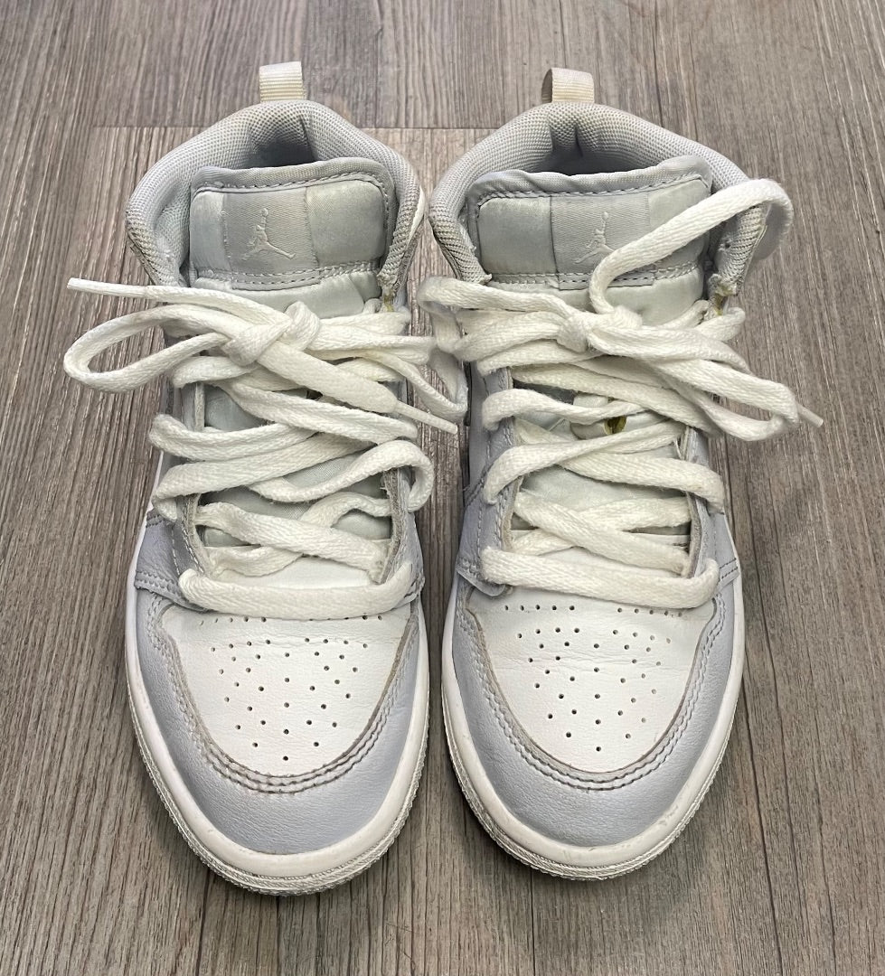 Lavender Jordan Hightop Shoes, 12Y