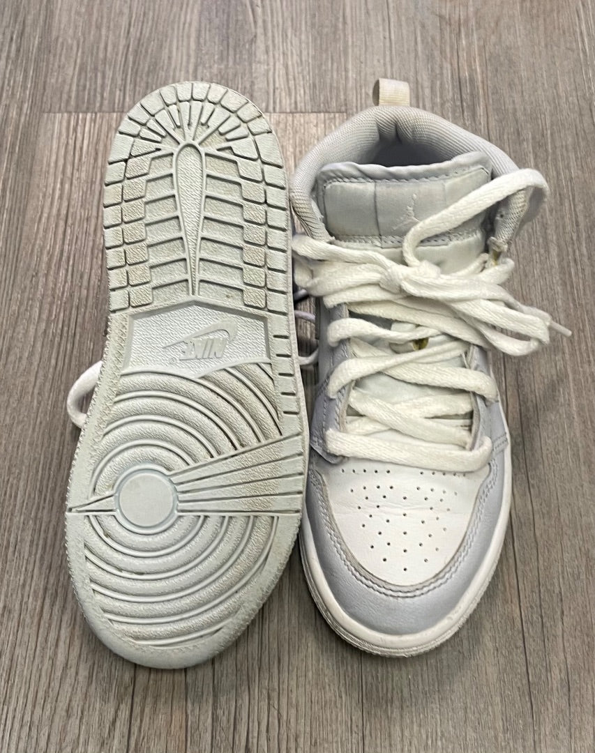 Lavender Jordan Hightop Shoes, 12Y