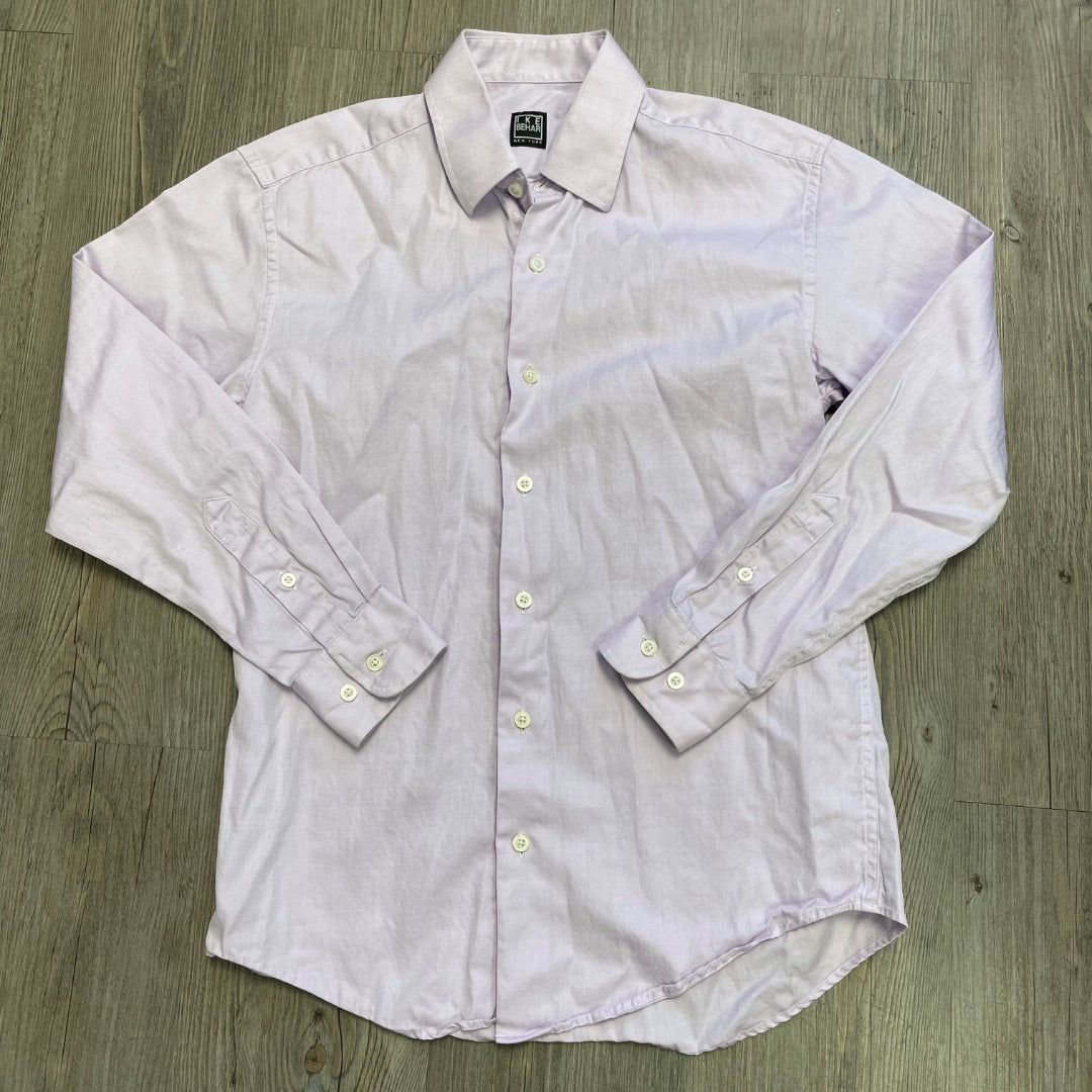 Lavender Ike Behar Long Sleeve Shirt, 12Y
