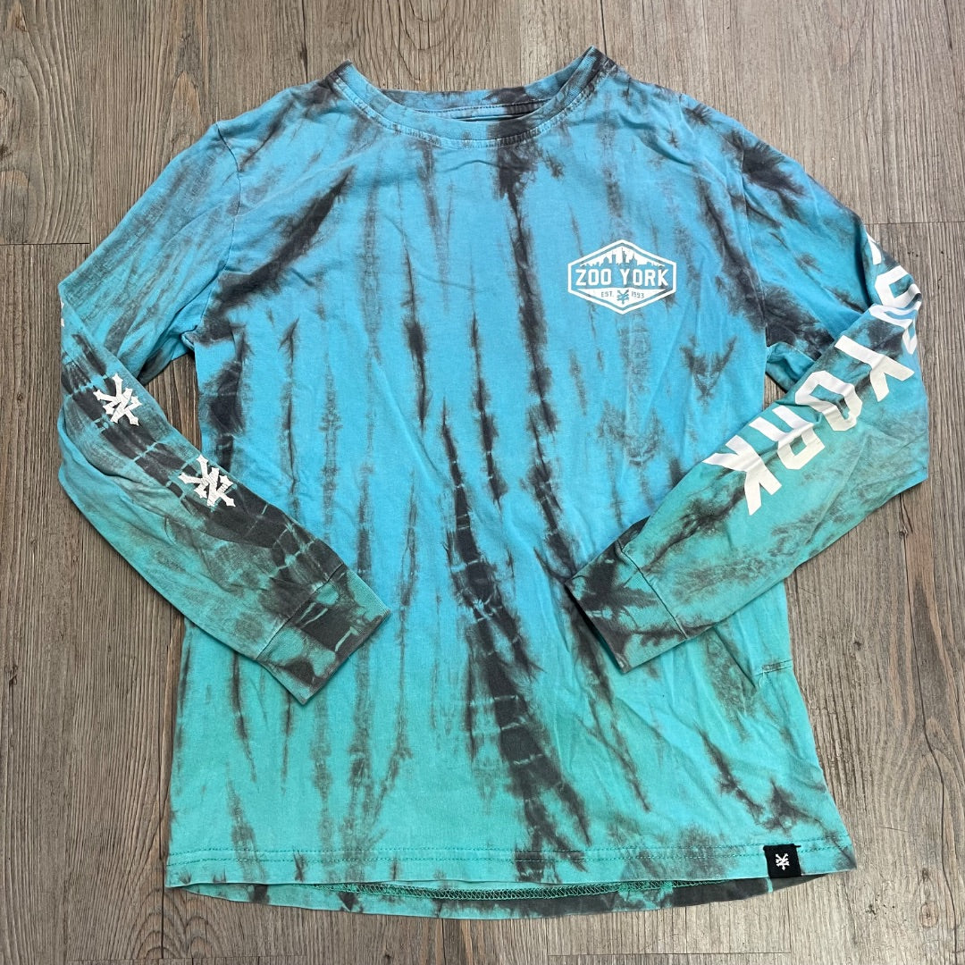 Tiedye Zoo York Long Sleeve Top, 10-12Y
