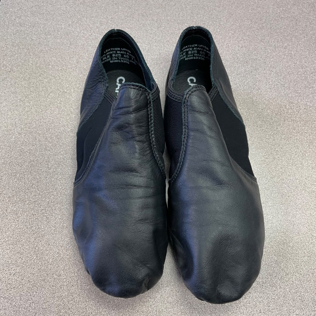 Black Capezio Jazz Shoes, 7.5Y Adult
