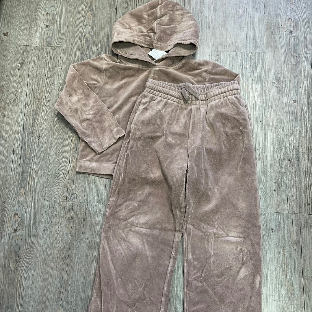 Brown H&M 2PC Clothing Set, 6-7Y