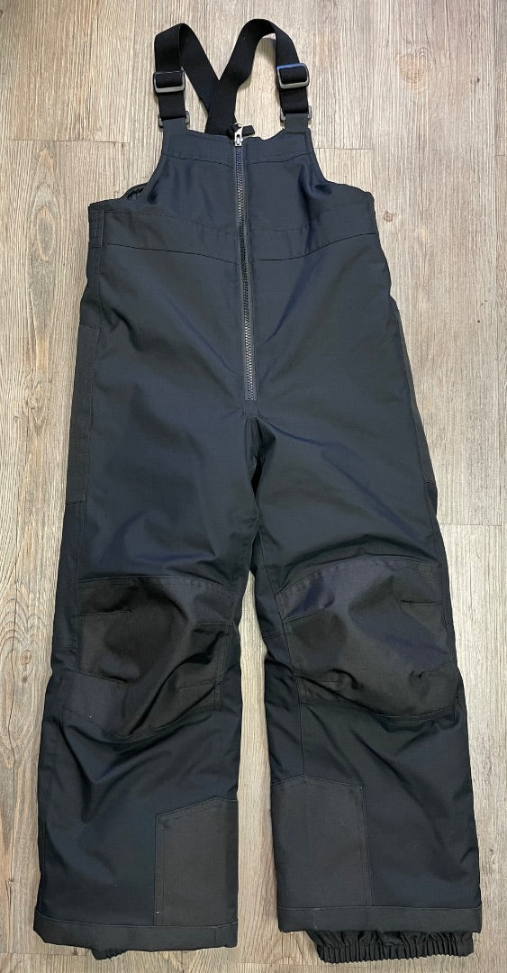Black MEC Bib Snow Pants, 7Y