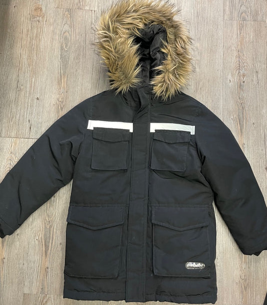 Black Zara Winter Parka, 9Y
