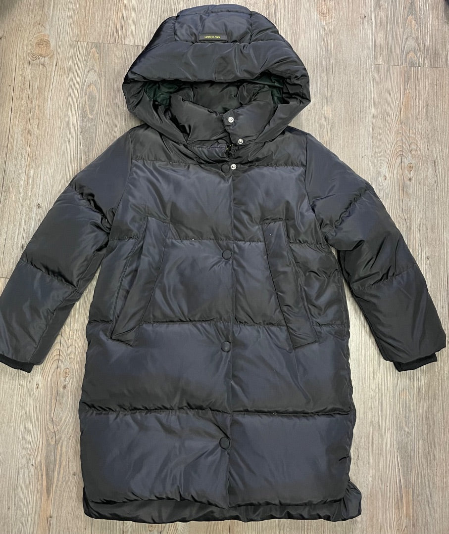 Black Zara Winter Jacket, 8Y