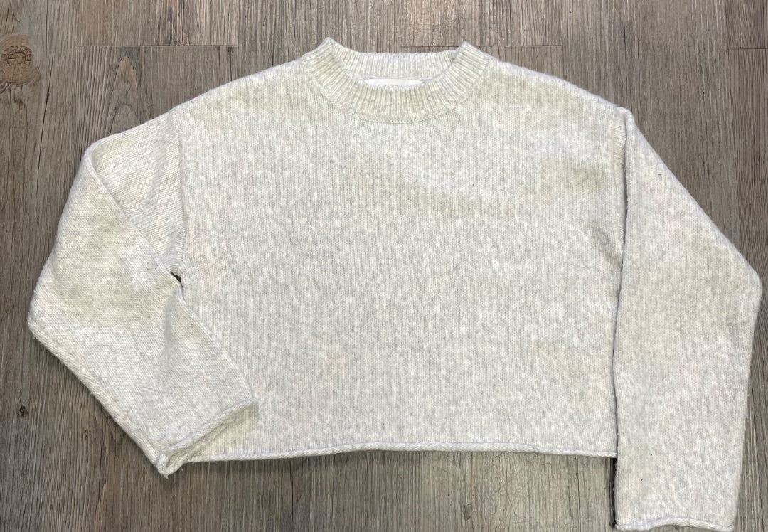 Beige Zara Knit Pullover Sweater, 8-9Y