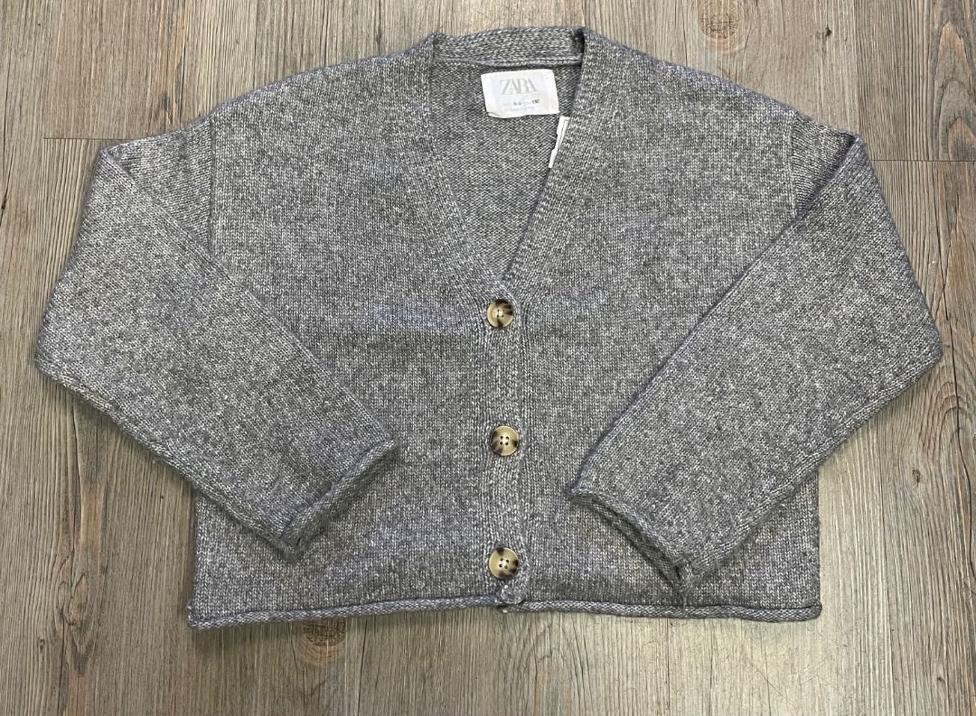 Grey Zara Knit Cardigan, 8-9Y