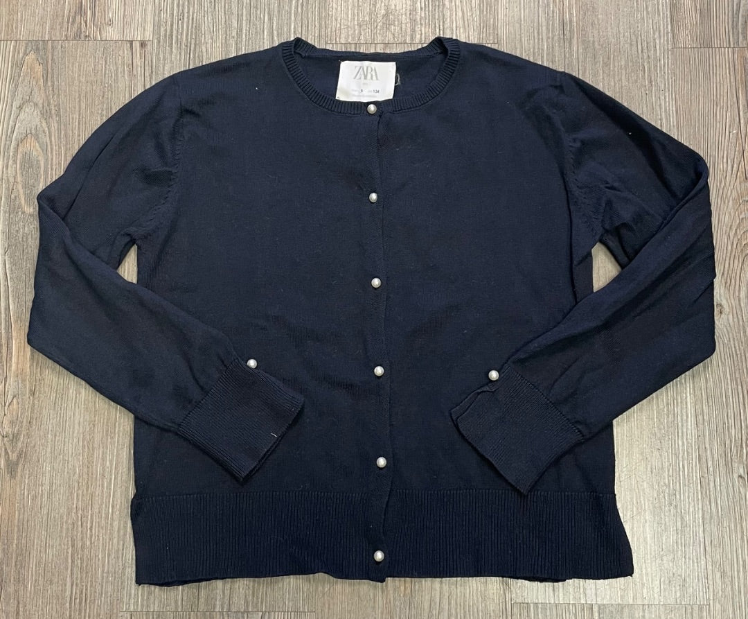 Black Zara Knit Cardigan, 9Y