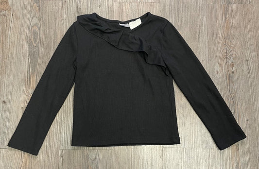 Black Zara Long Sleeve  Knit Top, 8Y