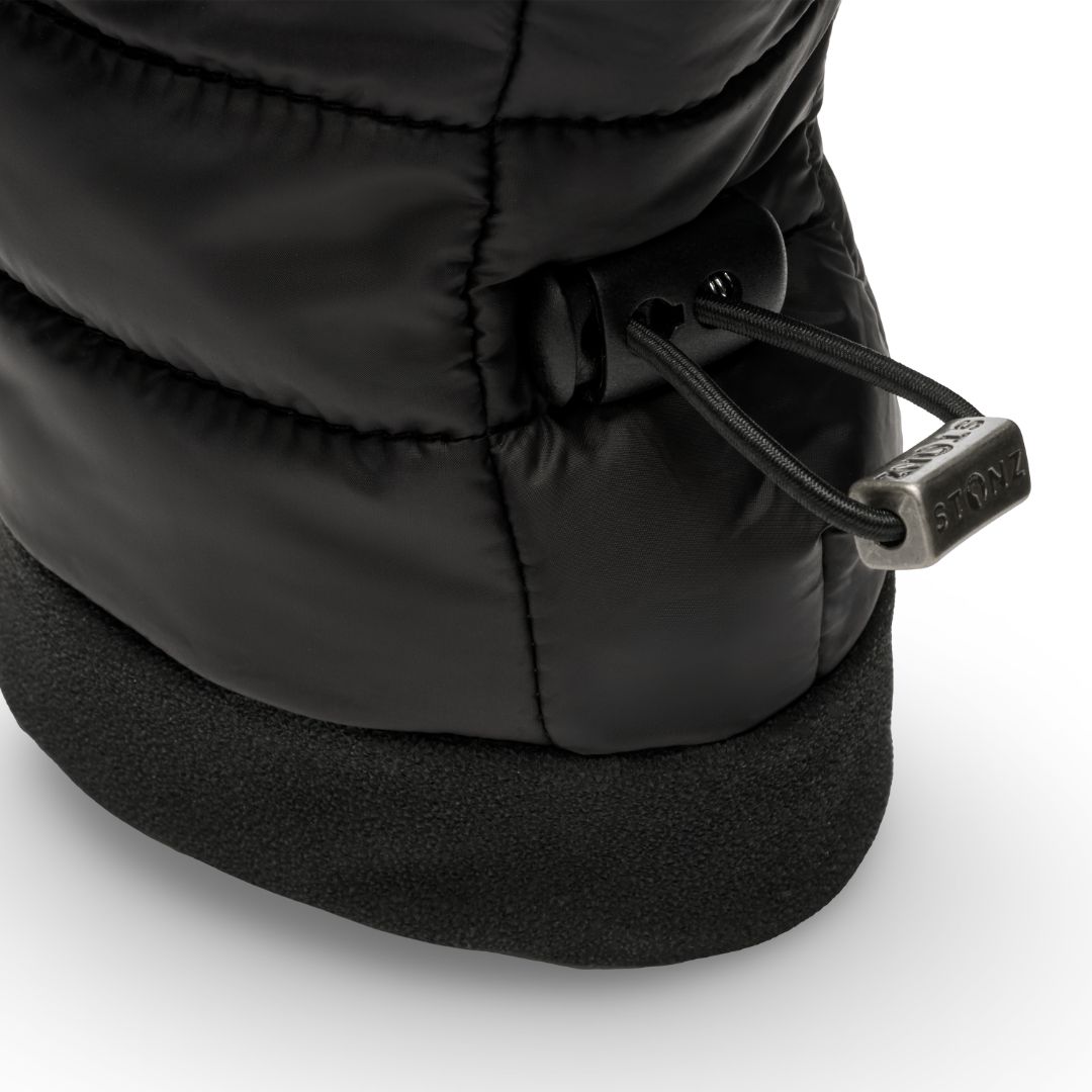 Black Stonz Puffer Booties - Baby, S