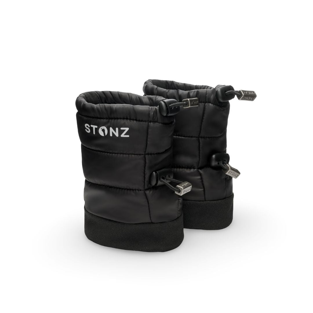 Black Stonz Puffer Booties - Baby, S