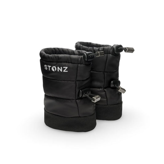 Black Stonz Puffer Booties - Baby, S
