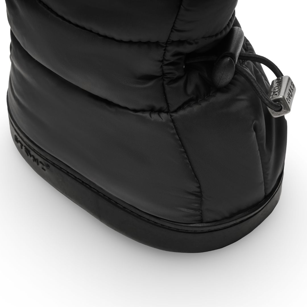Black Stonz Puffer Booties - Toddler, L