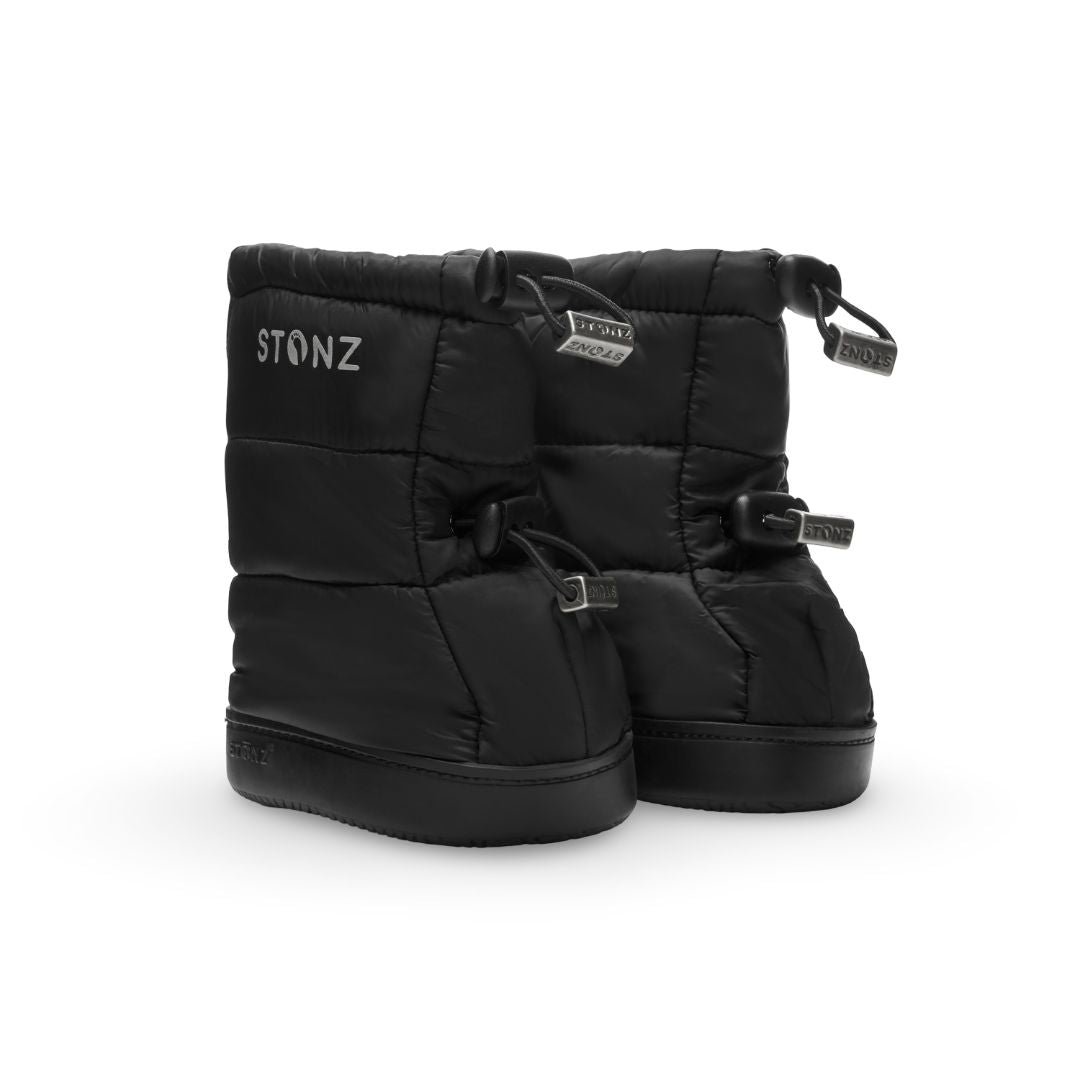 Black Stonz Puffer Booties - Toddler, XL