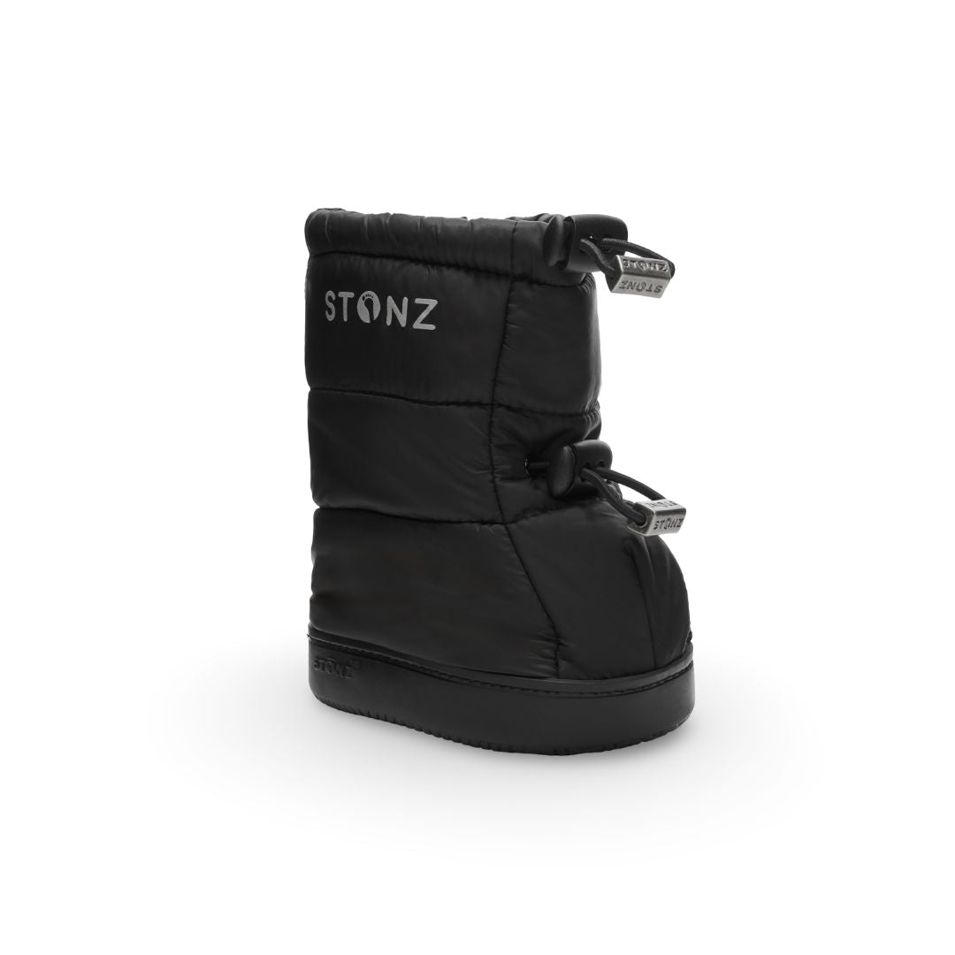 Black Stonz Puffer Booties - Toddler, XL
