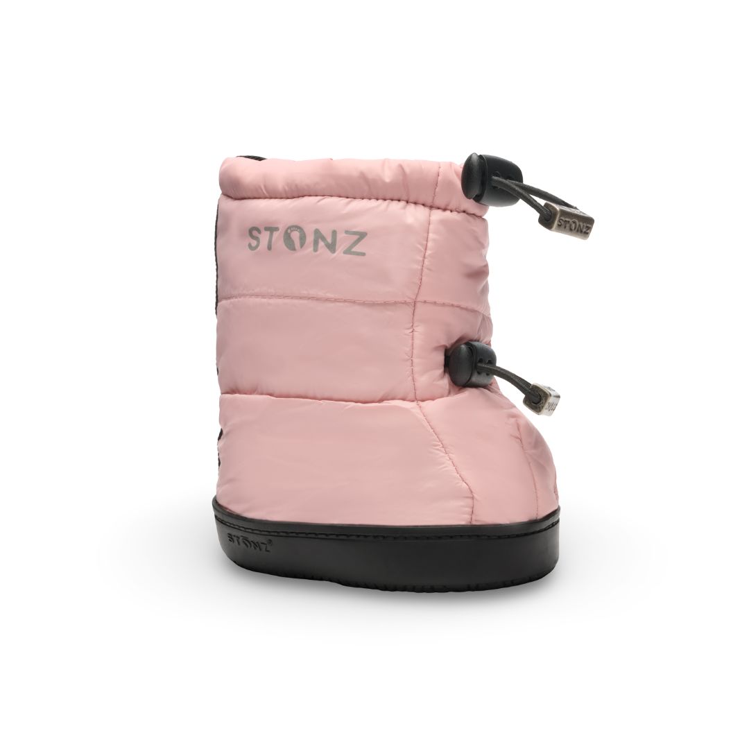 Haze Pink Stonz Puffer Booties - Toddler, L