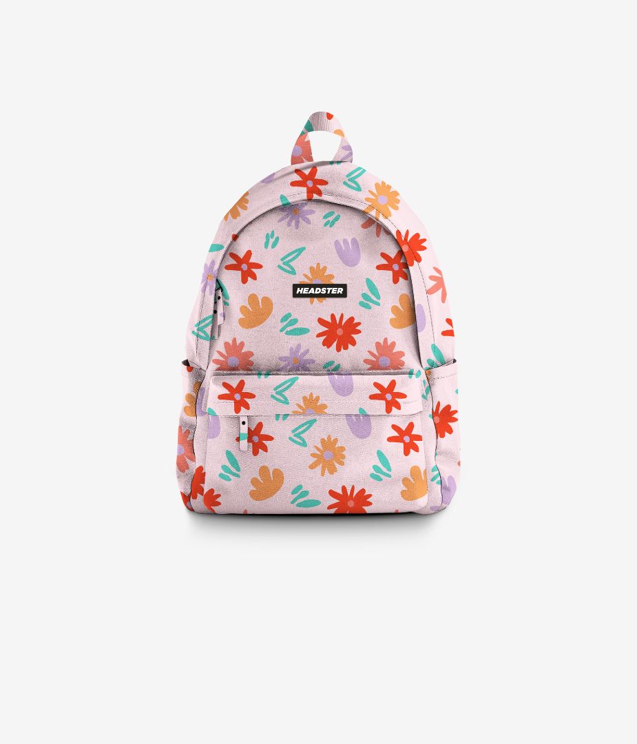 Powder Pink Headster Kids Headster Backpack Painter Flowers, 20L