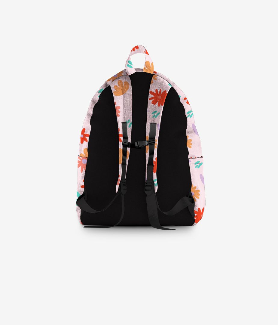 Powder Pink Headster Kids Headster Backpack Painter Flowers, 20L