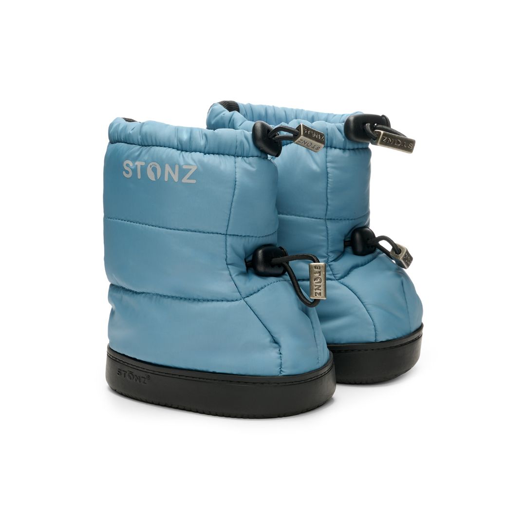 Denim Stonz Puffer Booties - Baby, S