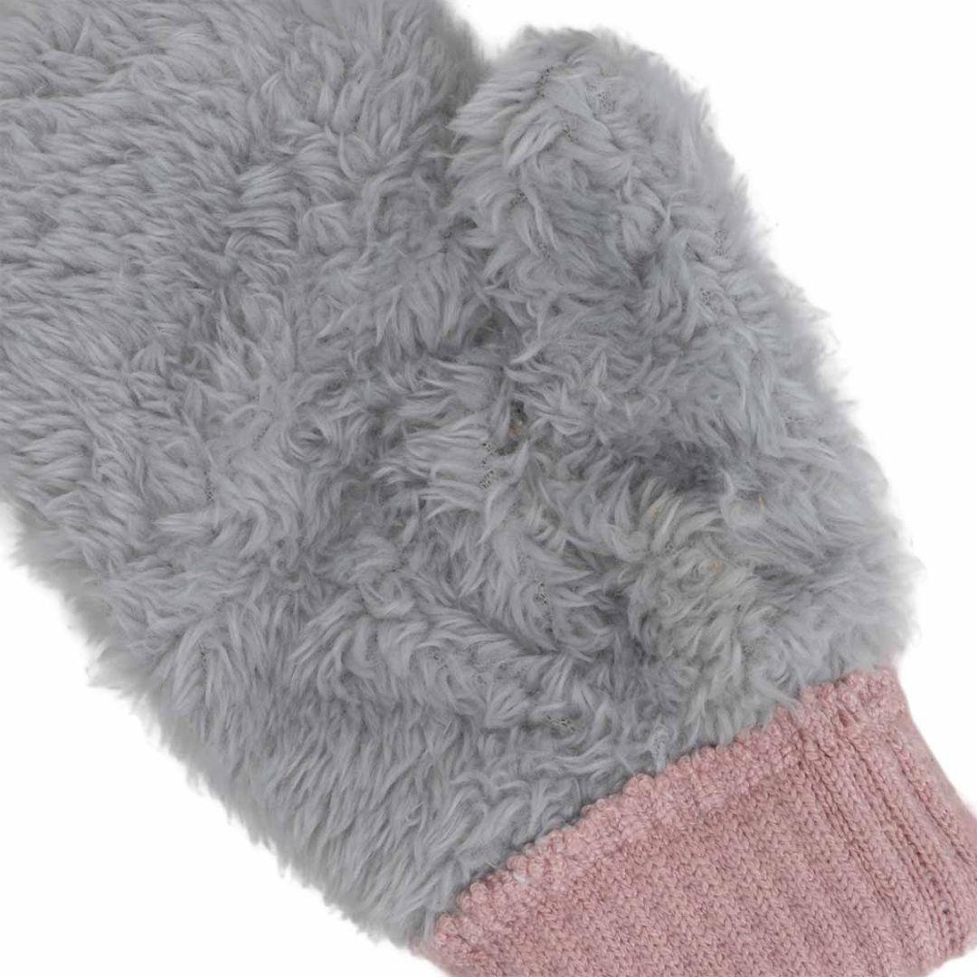 Pink CaliKids Cat Soft Touch Mitten, 2-5Y