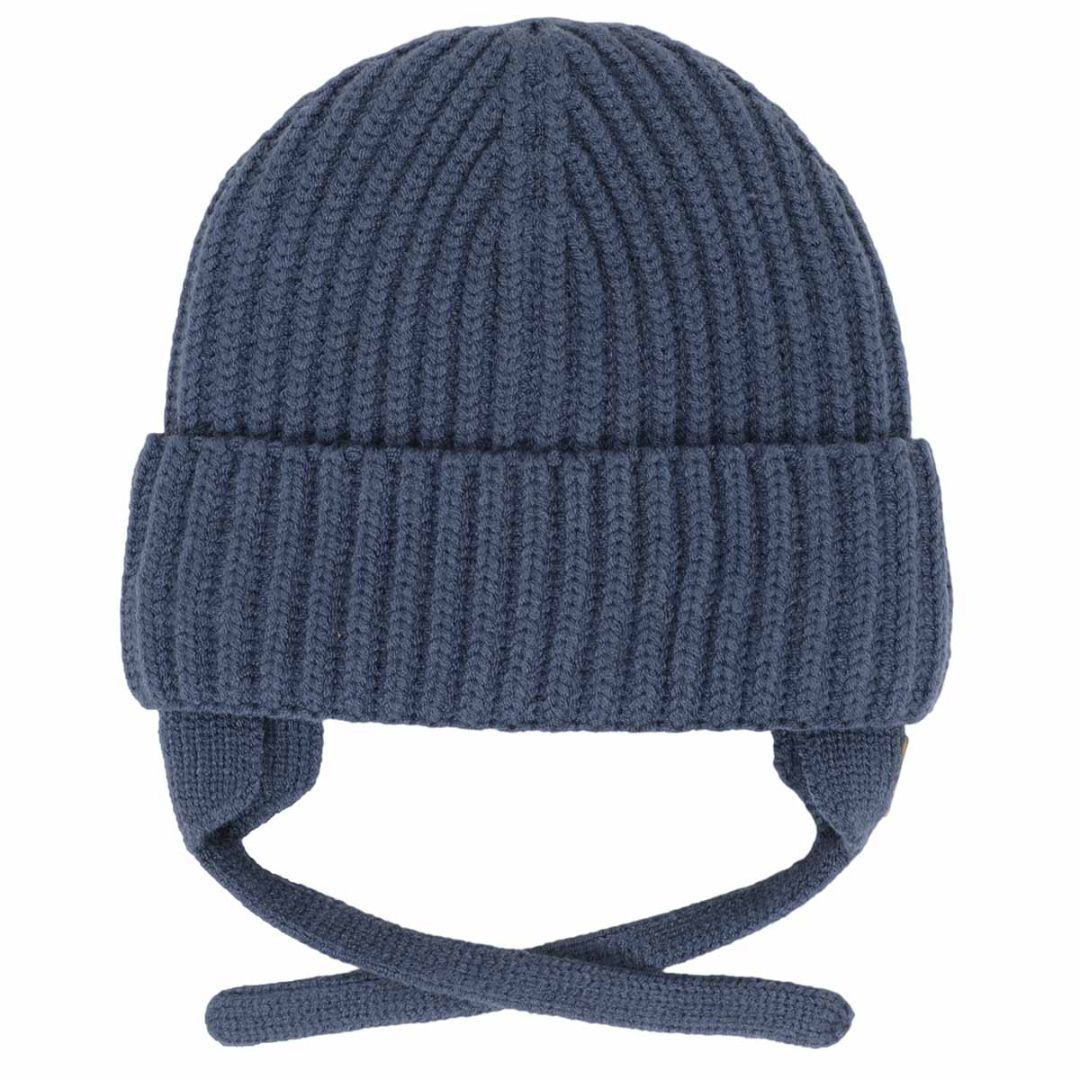 Blue CaliKids Knit Soft Touch Hat Lined, 18M-3Y