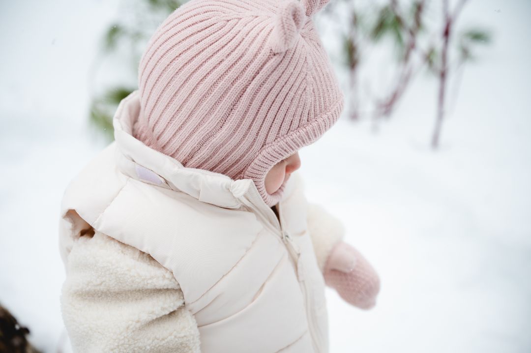 Lotus CaliKids Balaclava Soft Touch Knit Bear, 0-9M