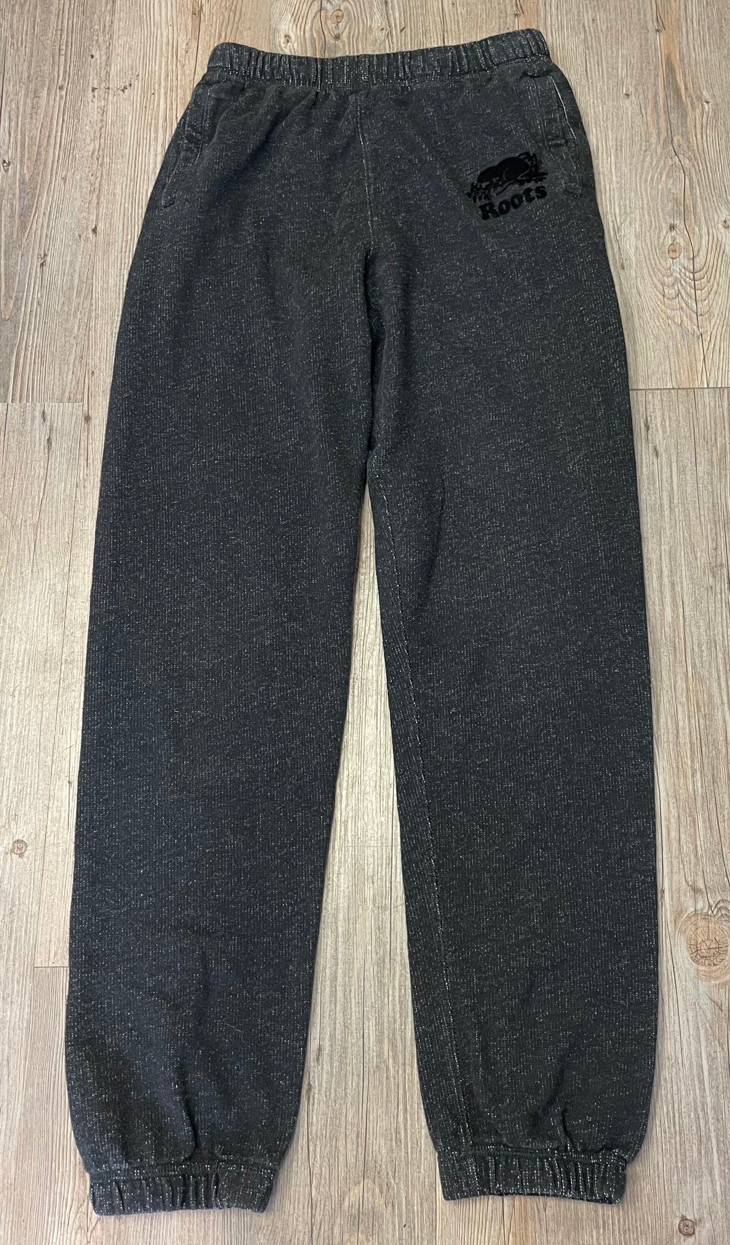 Black  Roots Sweatpants, XXS