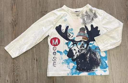 White  Boboli LS Tee, 3Y