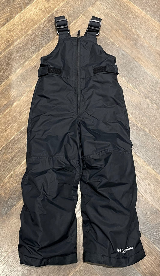 Black  Columbia Bib Snow Pants, 4-5Y