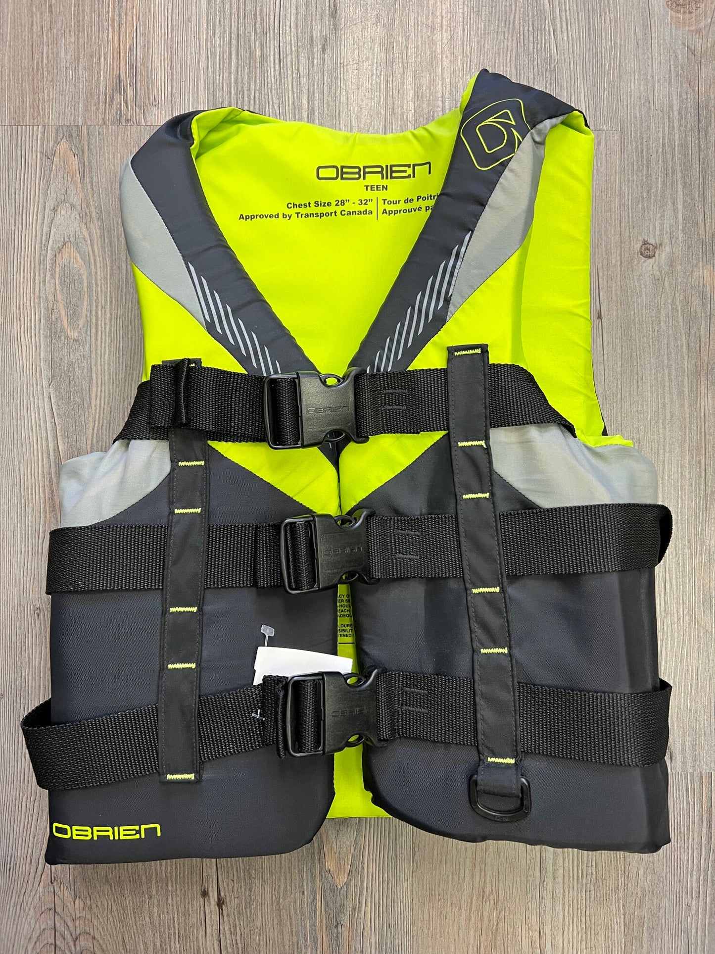 Black  Obrien Teen Life Jacket, 28-32 Inch