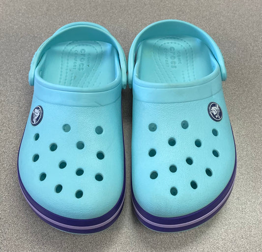 Mint  Crocs Clog, 11Y